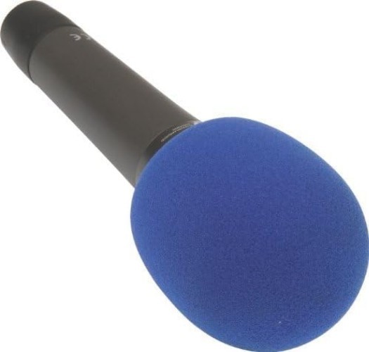 Red Foam Windscreen for Handheld Mics – Enhances Sound Clarity & Protection