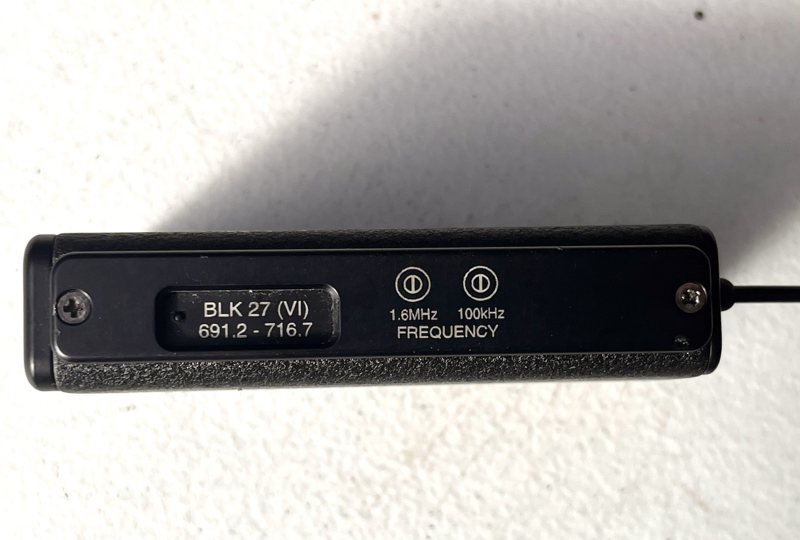 Lectro Lectrosonics UCR100 Bodypack Receiver – BLK 27 (VI) 691.2 – 716.7