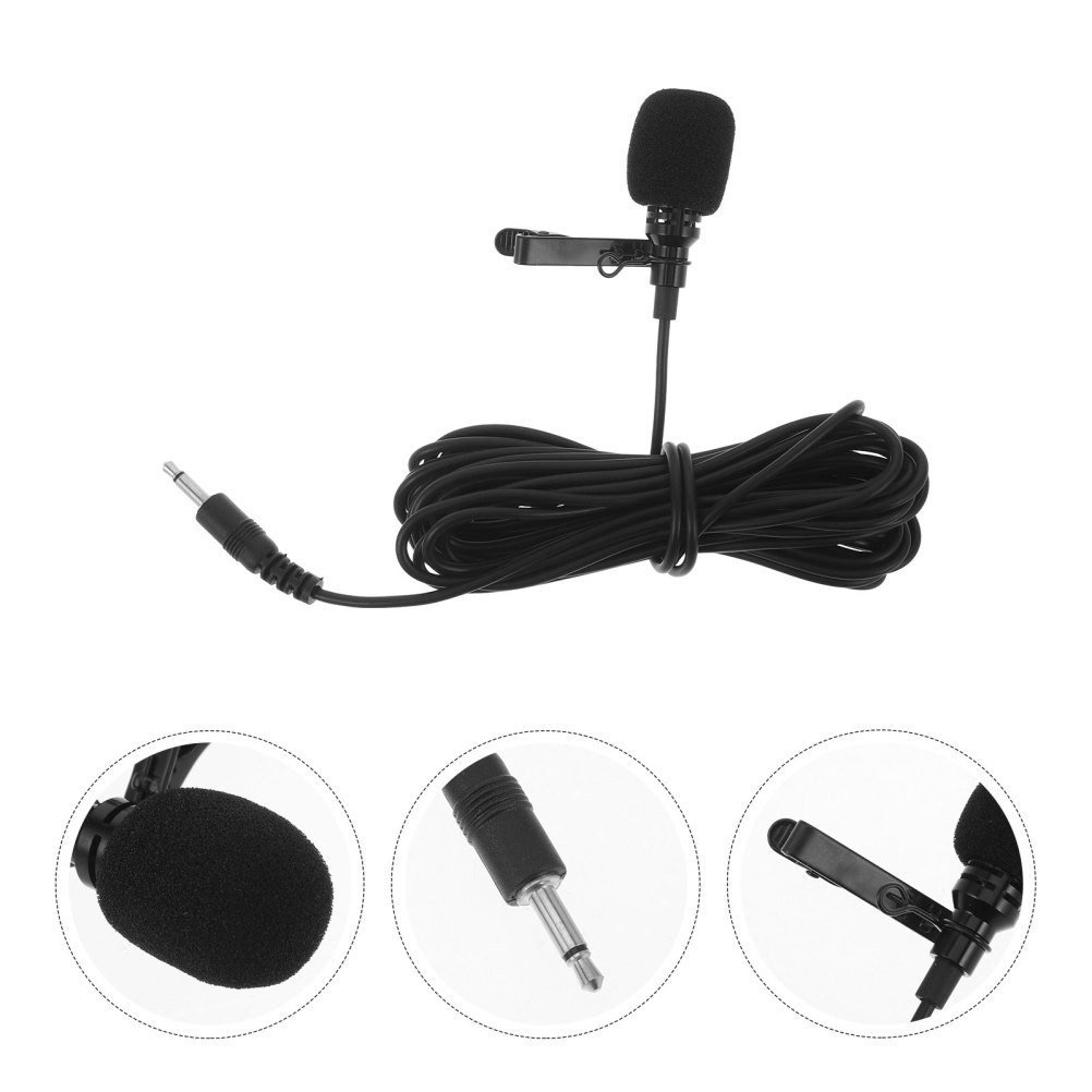 Wired Clip-on Saxophone Microphone Metal Rubber Durable Instrument Mic System