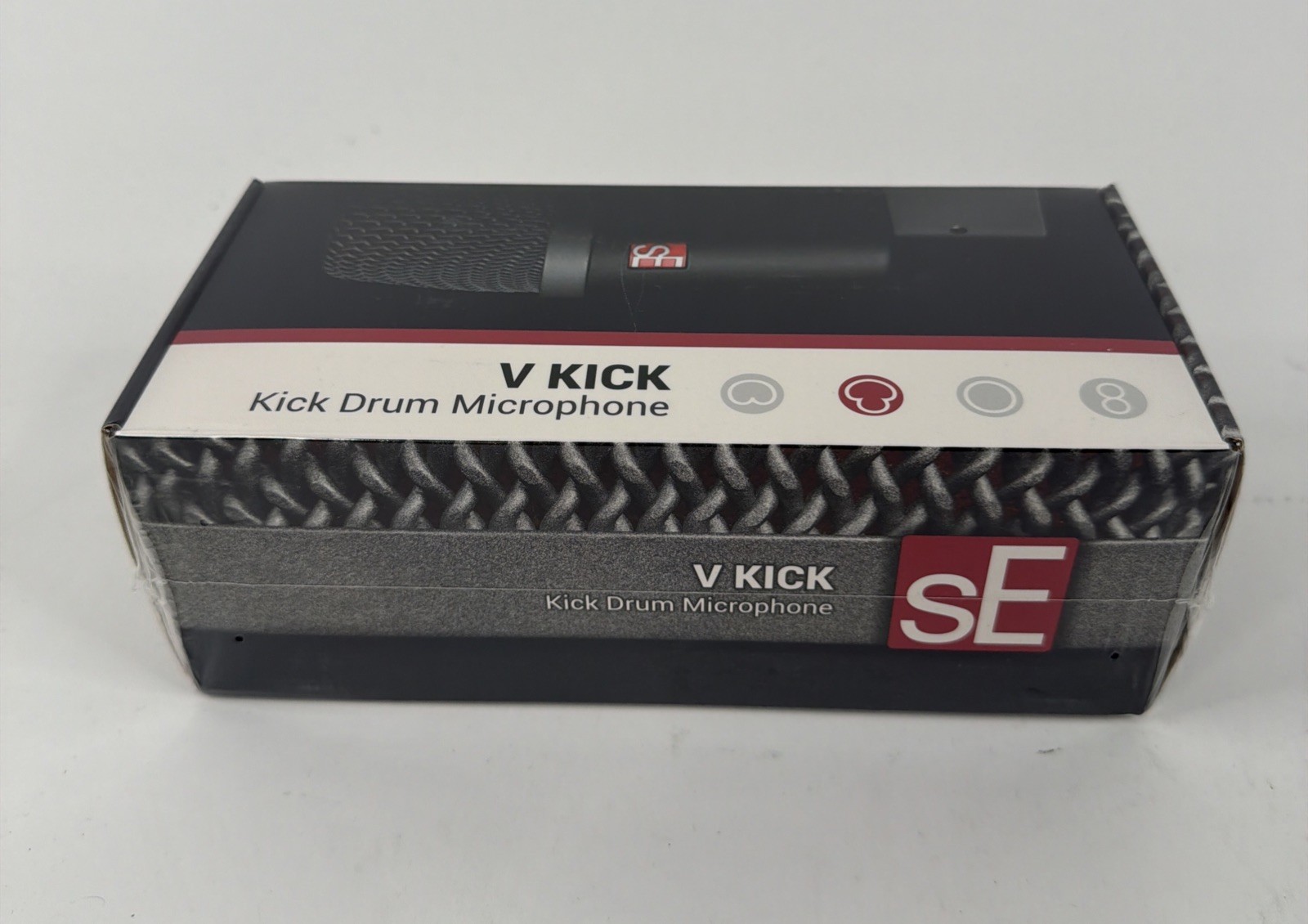 Se Electronics V KICK Black Dynamic Kick Drum Microphone Bass Guitar Cab Mic