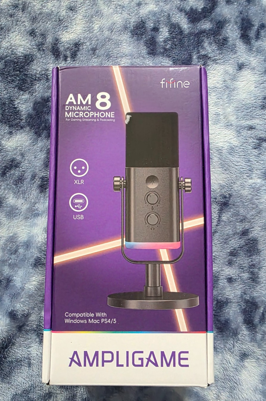 AM dynamic microphone for gaming streaming & podcasting