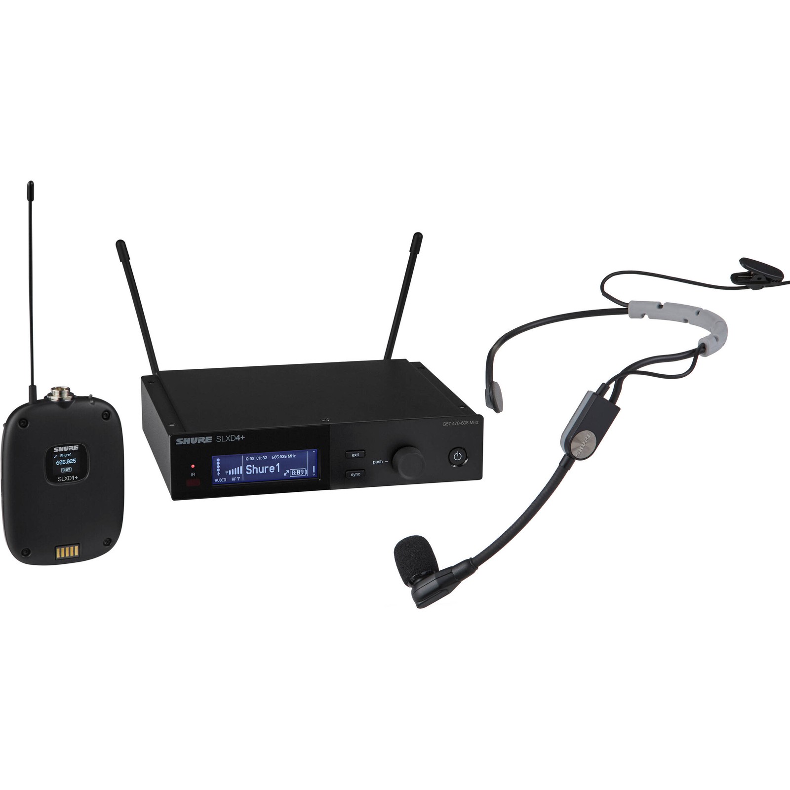 Shure SLXD14+/SM35 Headset Wireless Microphone System