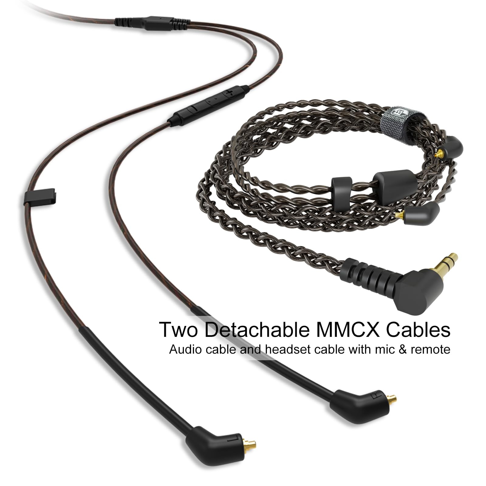BASN Triple Driver in Ear Monitors Bmaster in-Ear Headphones with Silver-Plat…