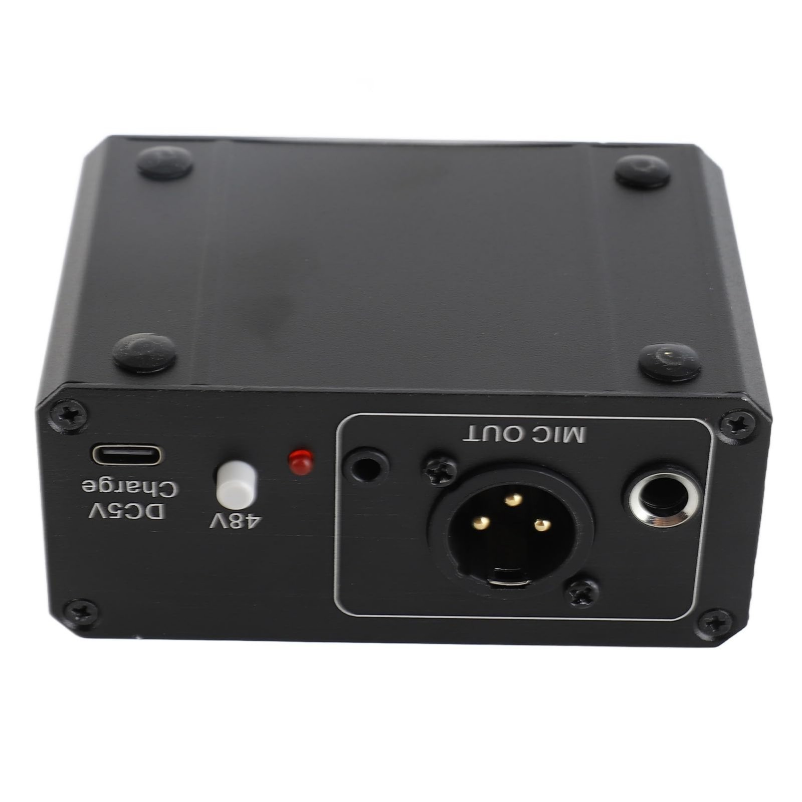 48V Microphone Preamplifier for Vocal & Instruments, XLR Output, Dynamic/Condens