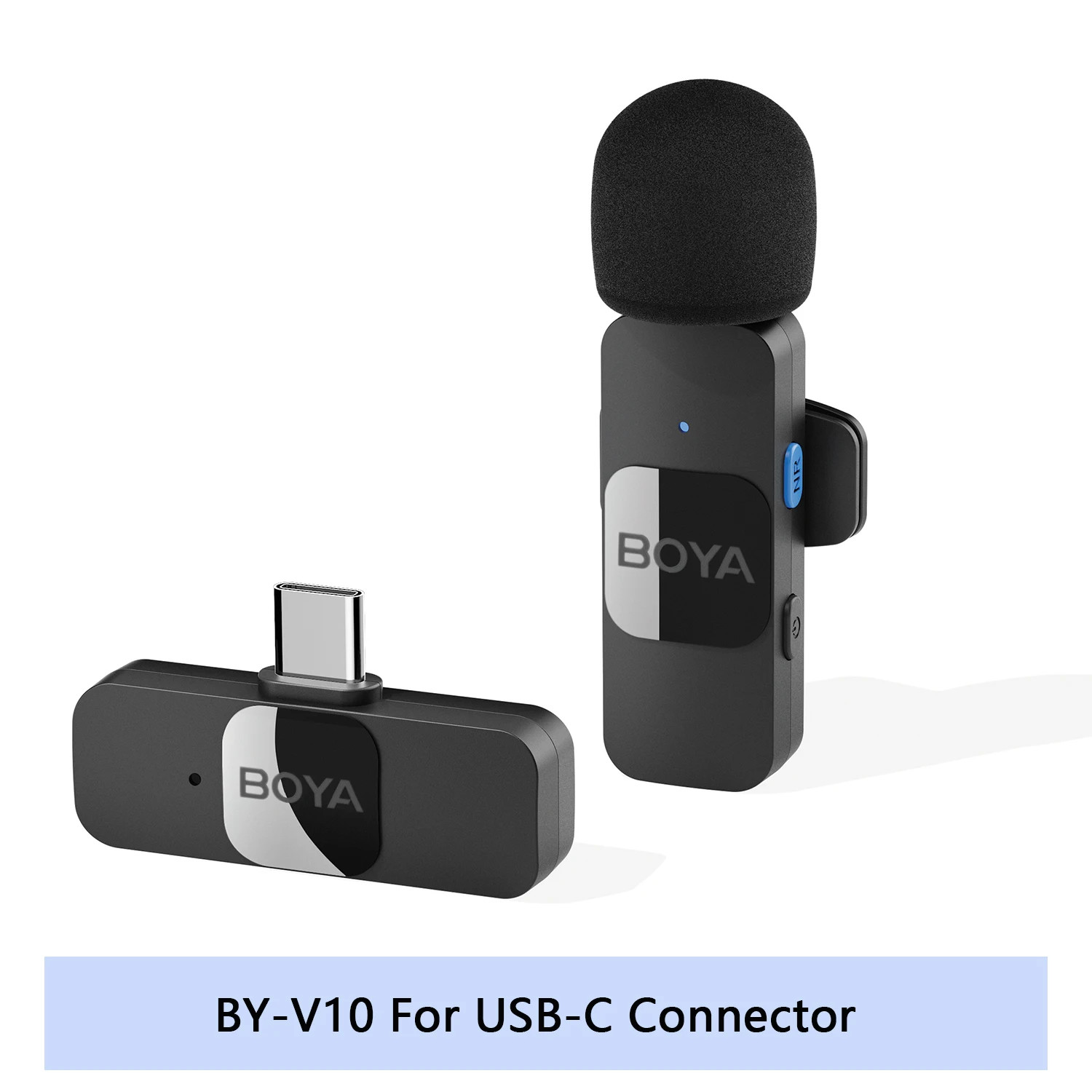 BOYA BY-V20 V10 V1 V2 Wireless Lavalier Microphone for Android USB-C Smartphones
