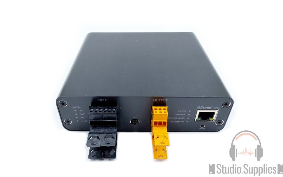 Shure ANI22-BLOCK 2-Channel Dante Audio Network Interface