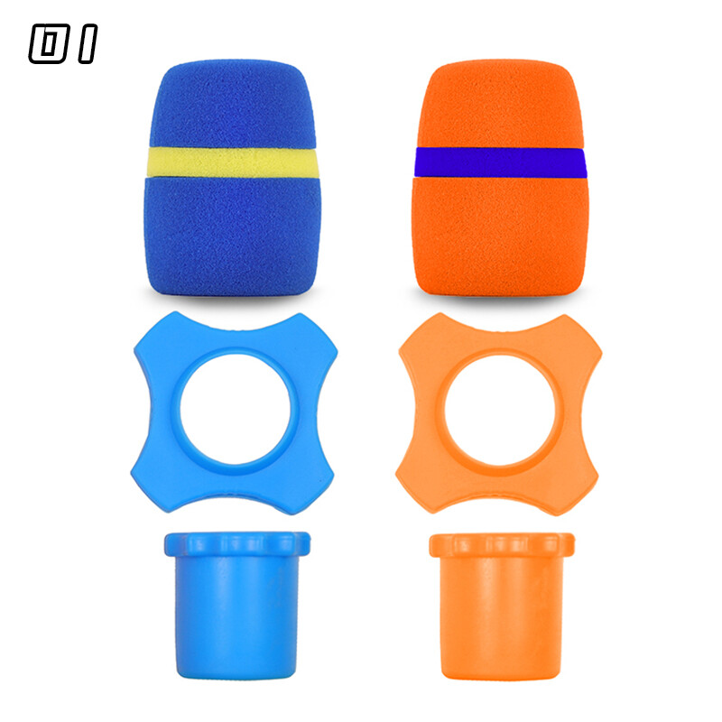 1Set Wireless Microphone Handle Covers Sponge Protector for KTV Stage Accessory.