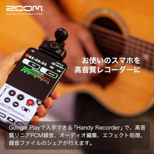 ZOOM AM7 USB-C External Stereo Microphone for Android Streaming Vlog Japan