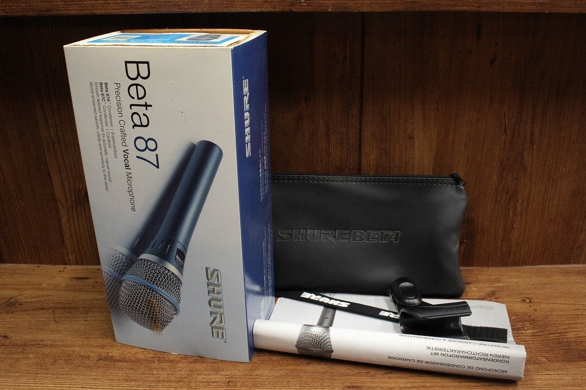 SHURE BETA87C Vocal Microphone Used