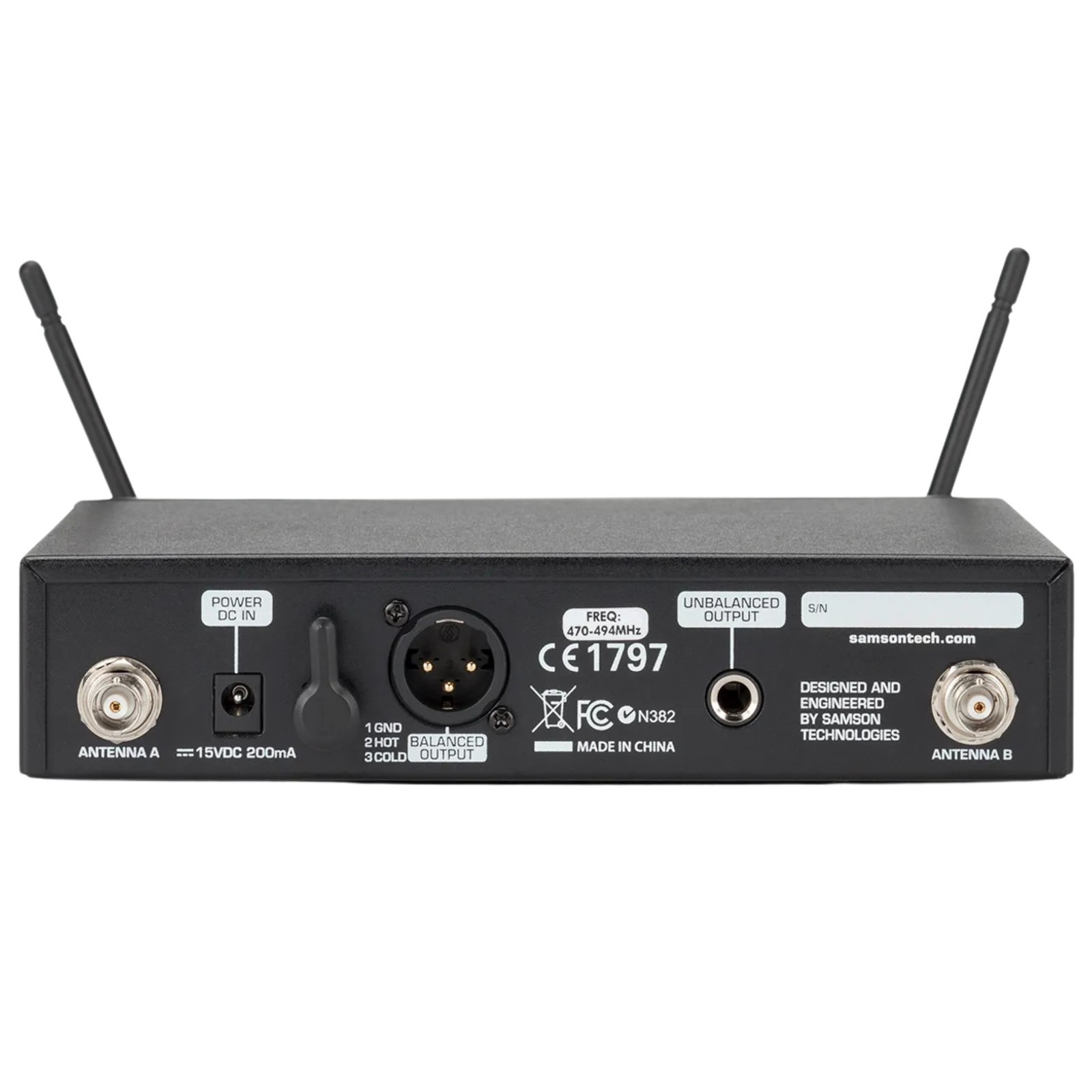 Samson Concert 99 Wireless Presentation System with LM10 Lavalier Mic (CB99/CR99
