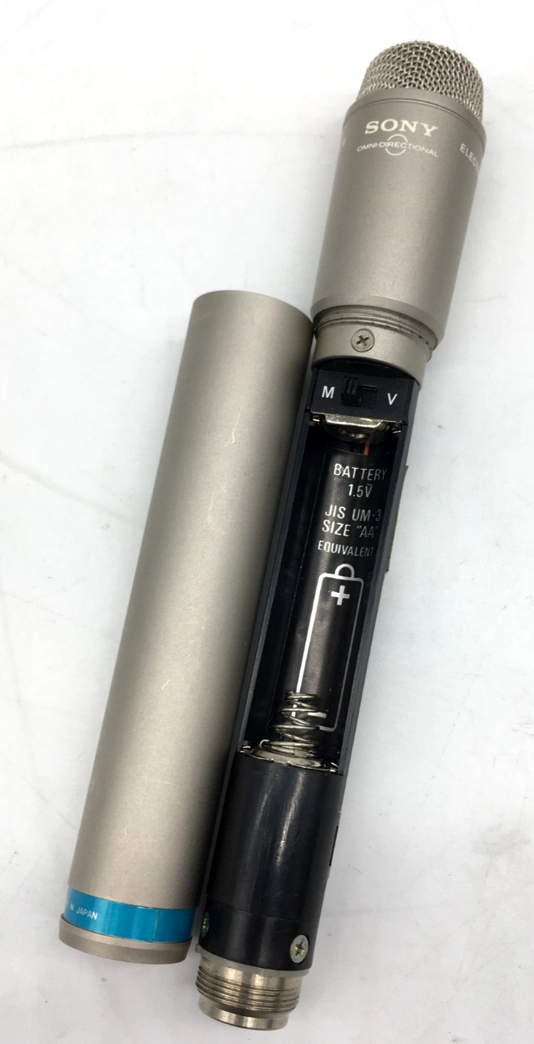 Sony ECM-170 Electret Condenser Microphones Pair Tested w/ Boxes & Manuals