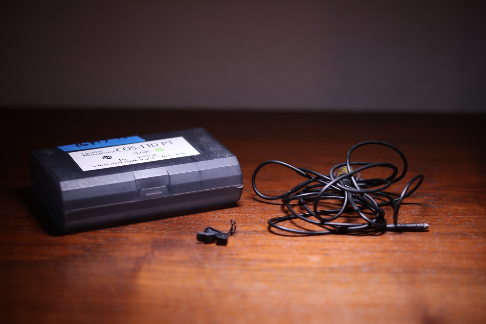Sanken COS-11D PT Lavalier Microphone TA5F Lectrosonics ~72 inch length