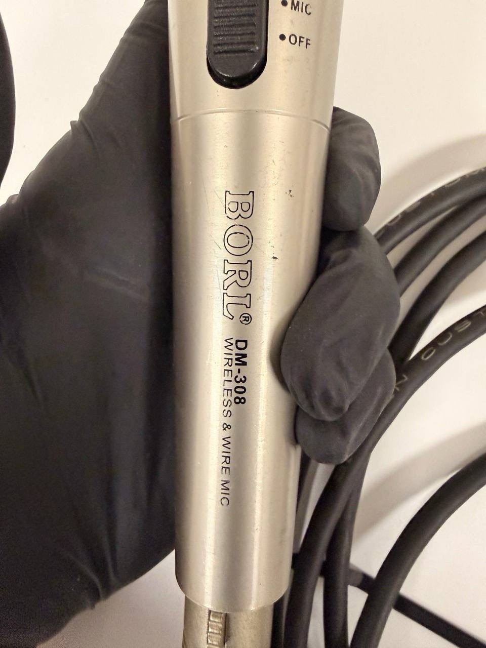 BORL DM-308 Wired/Wireless Microphone Belden Cable w/ Neutrik Connector/ Works