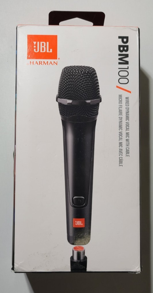 JBL (JBLPBM100BLKAM) PBM100 Wired Dynamic Vocal Mic with Cable