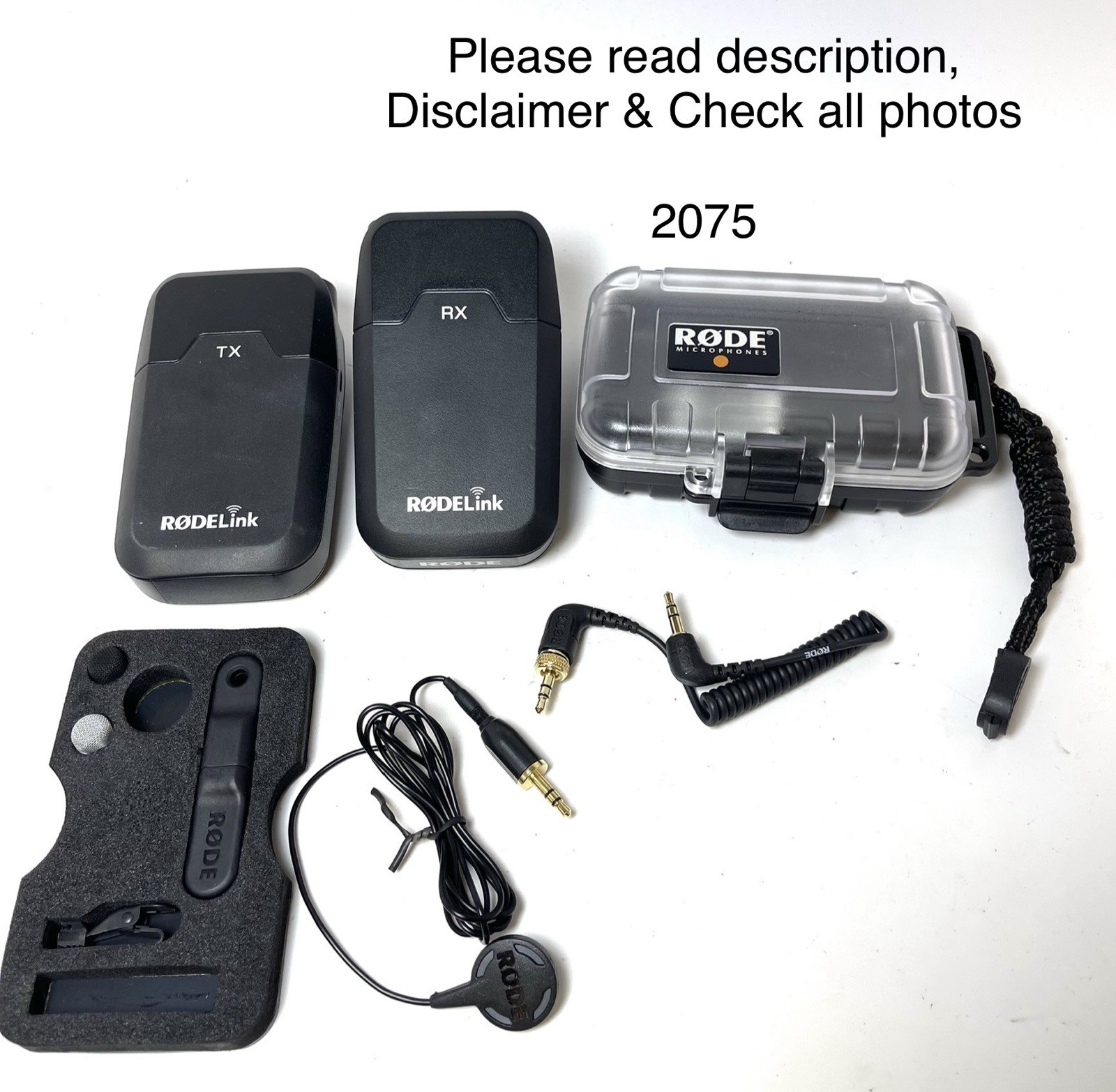 Rode Link Filmaker Pro Wireless Mic System TX/ RX In Great Condition.