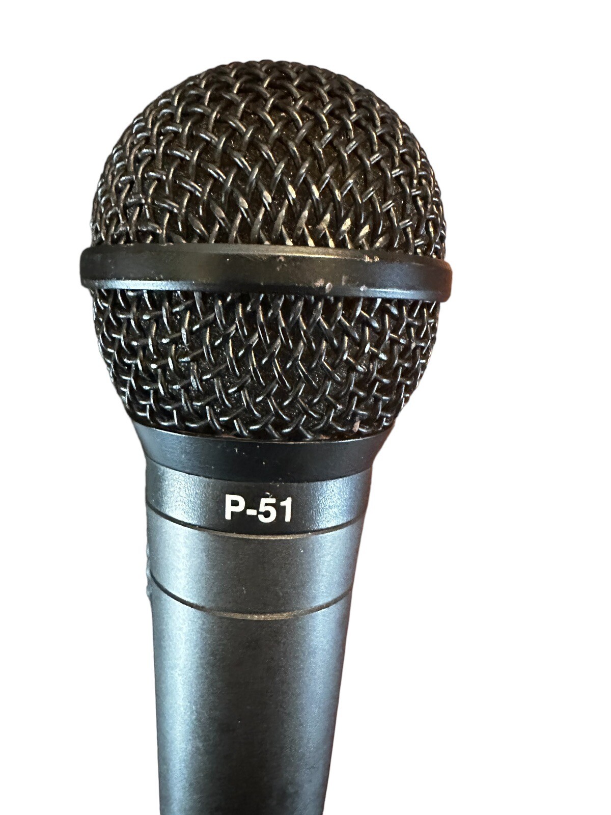 Fender P-51 Dynamic Microphone Untested No Cable