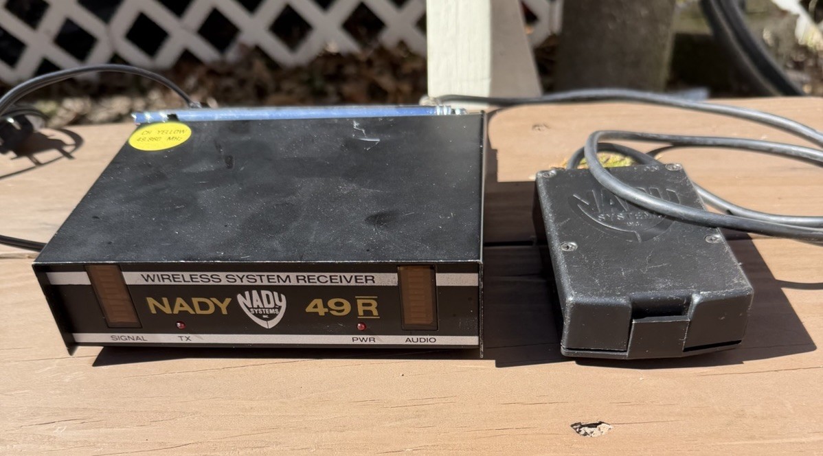 Nady 49R Wireless Microphone System Receiver w/ Power Adapter