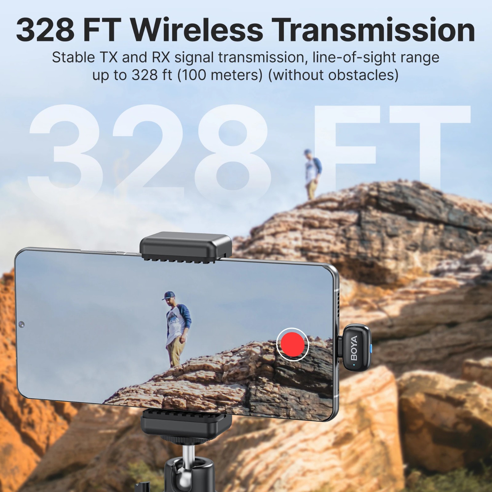 BOYA Mini USB-C Wireless Microphone Noise Cancelling Vlog Live Video