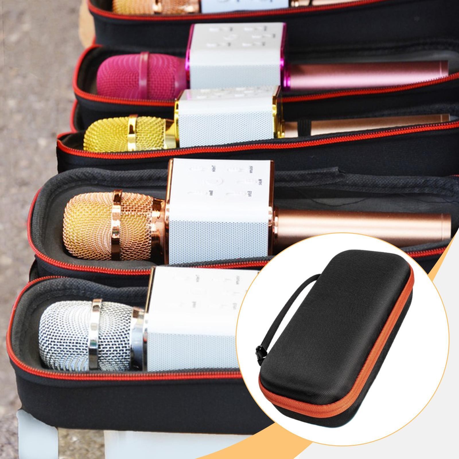 Handheld Microphone Travel Bag for Recording, Streaming Sturdy Shockproof