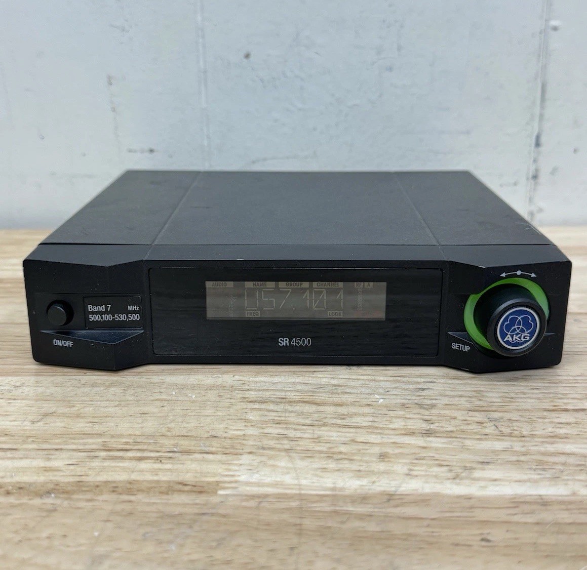 AKG SR4500 Wireless Receiver – Band 7 500.100-530.500MHz Working / No PSU