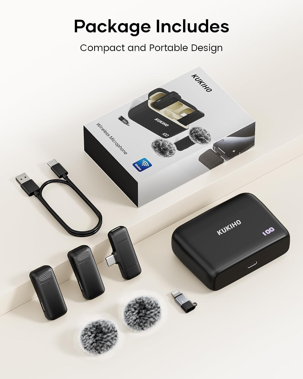 Long Battery Life Lapel Microphone for Content Creators