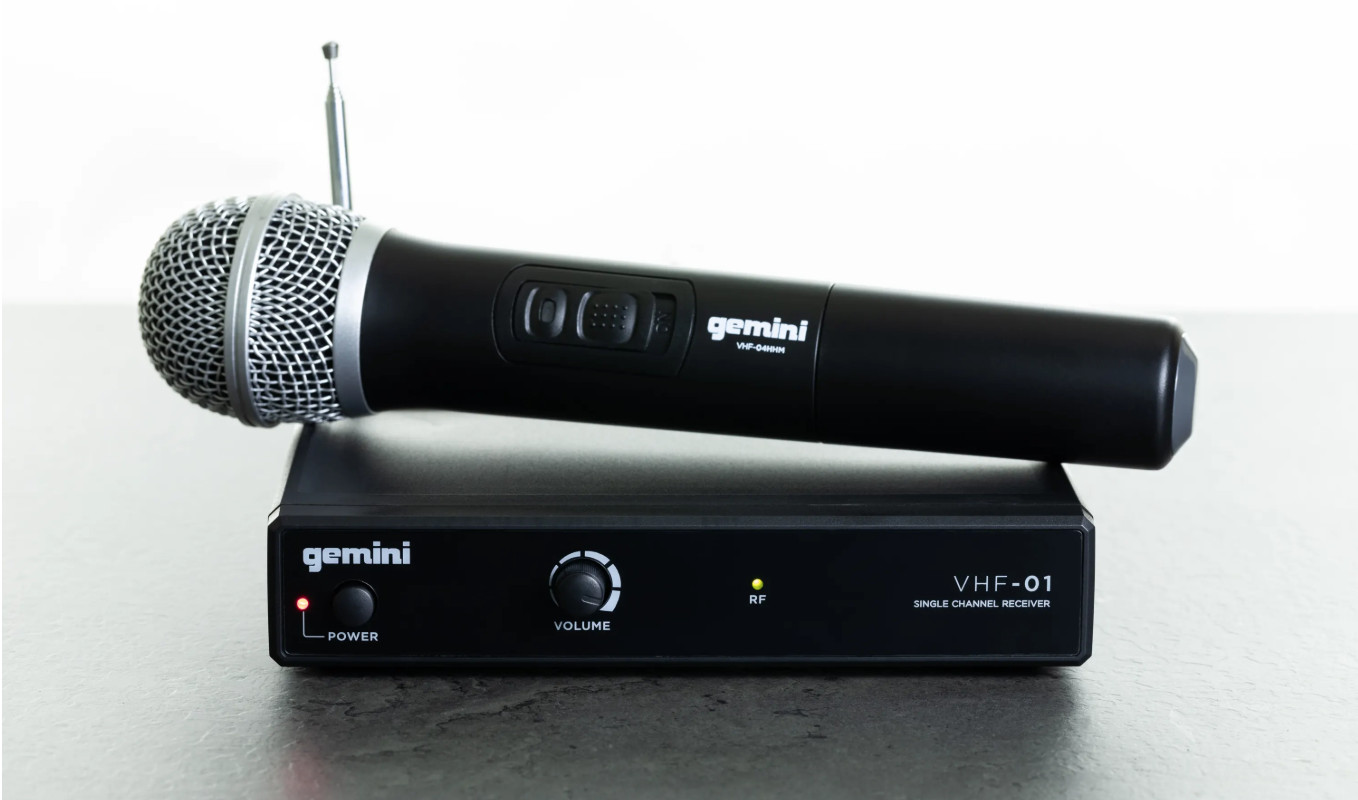 Gemini – UHF-01M F1 – Single Channel Wireless Microphone System