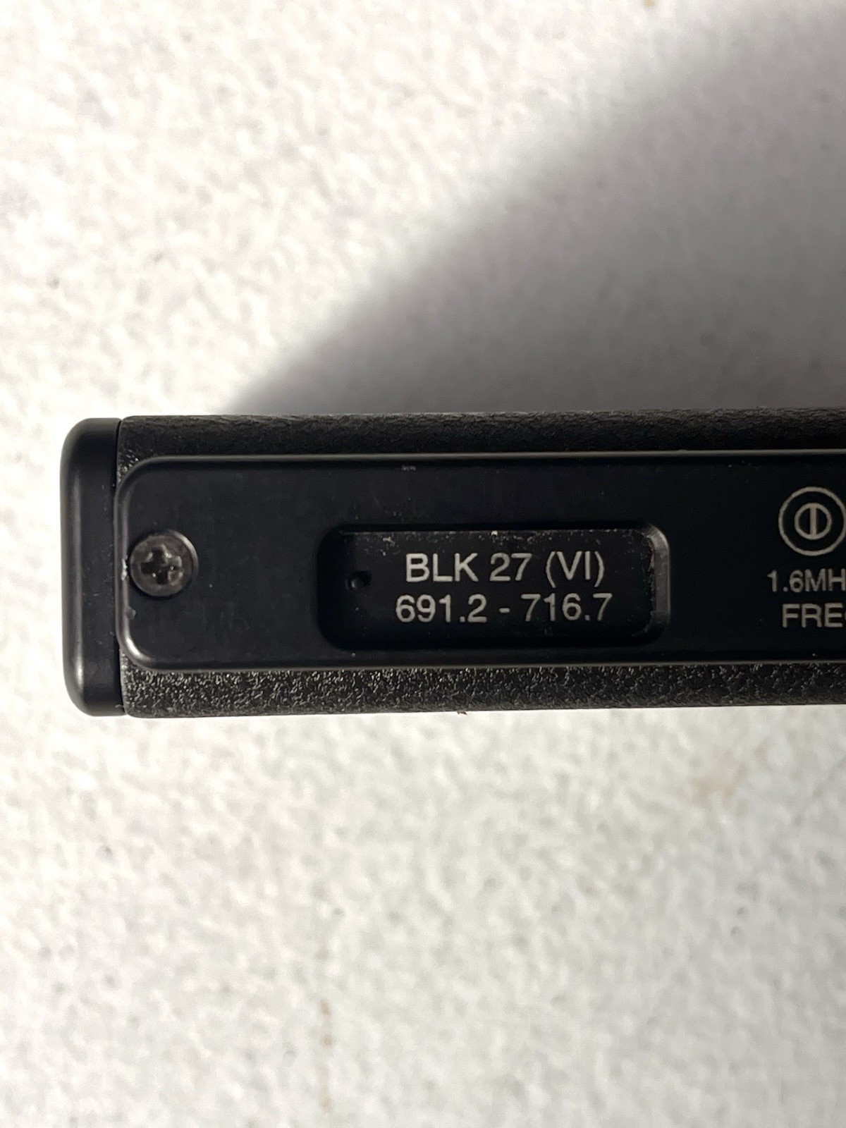 Lectro Lectrosonics UCR100 Bodypack Receiver – BLK 27 (VI) 691.2 – 716.7