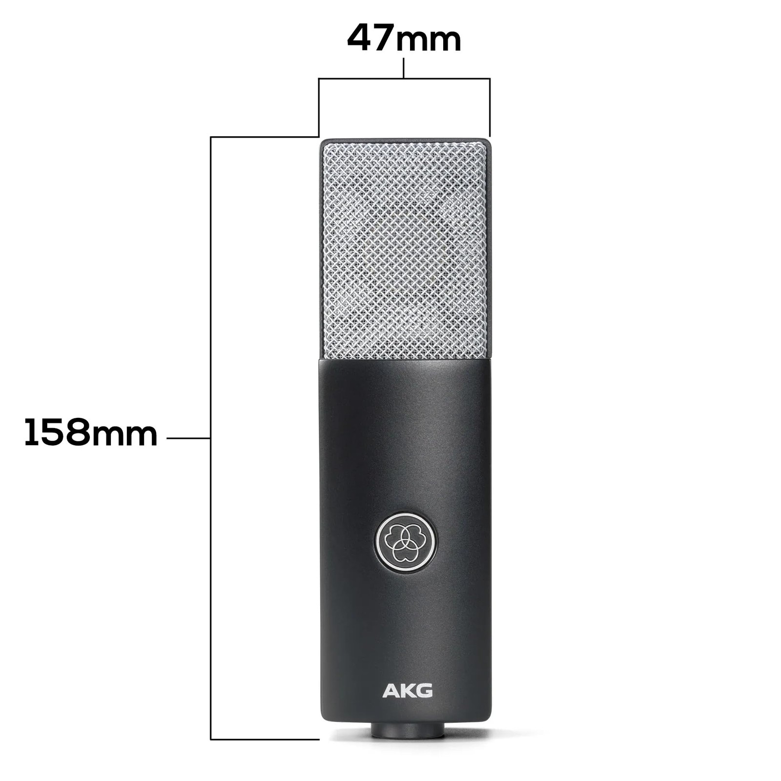AKG C104 Professional Large Diaphragm Cardioid Condenser Microphone, XLR Studio
