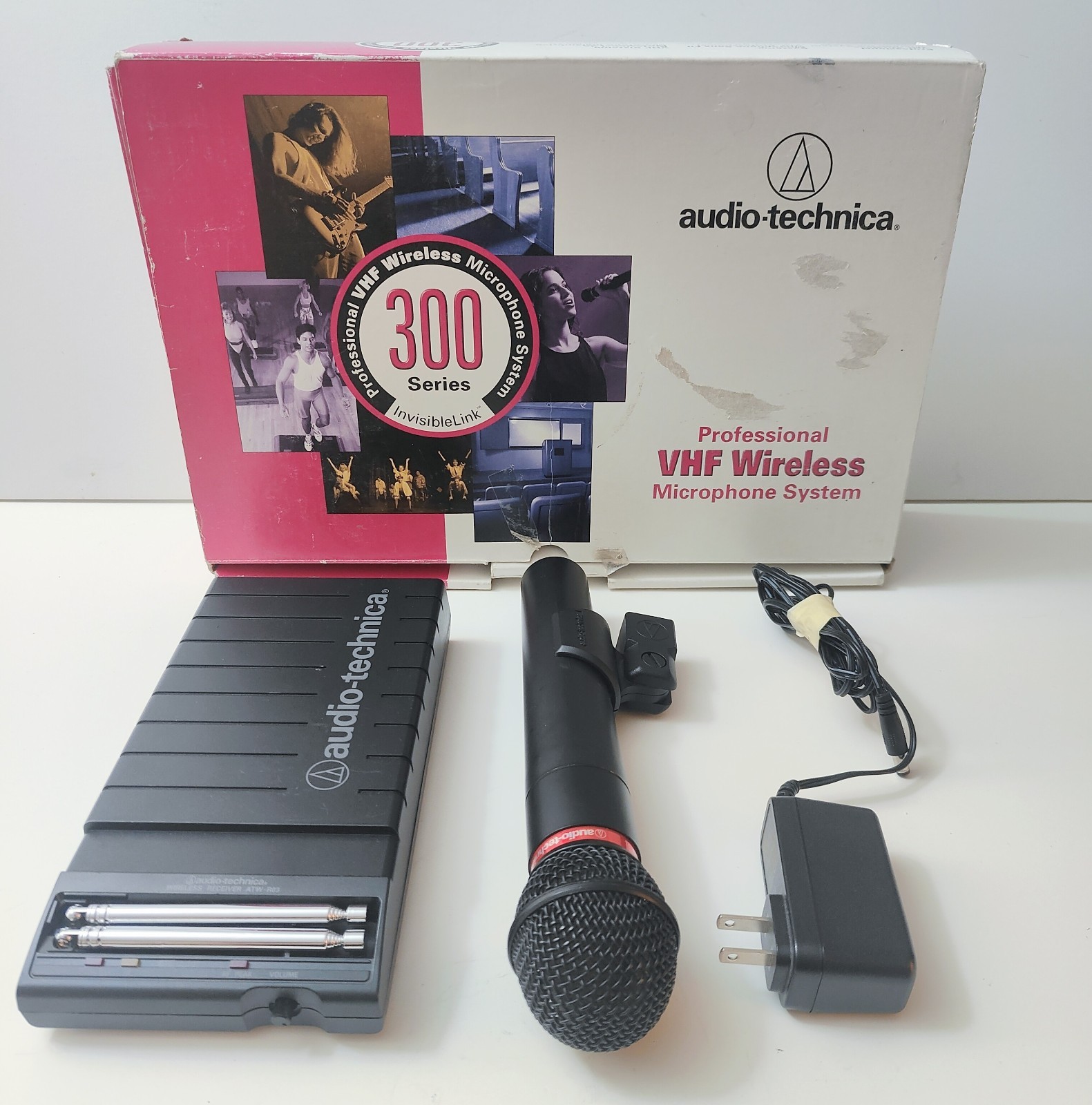 Audio-Technica ATW-R03 Receiver ATW-T27 Transmitter VHF Wireless Mic System