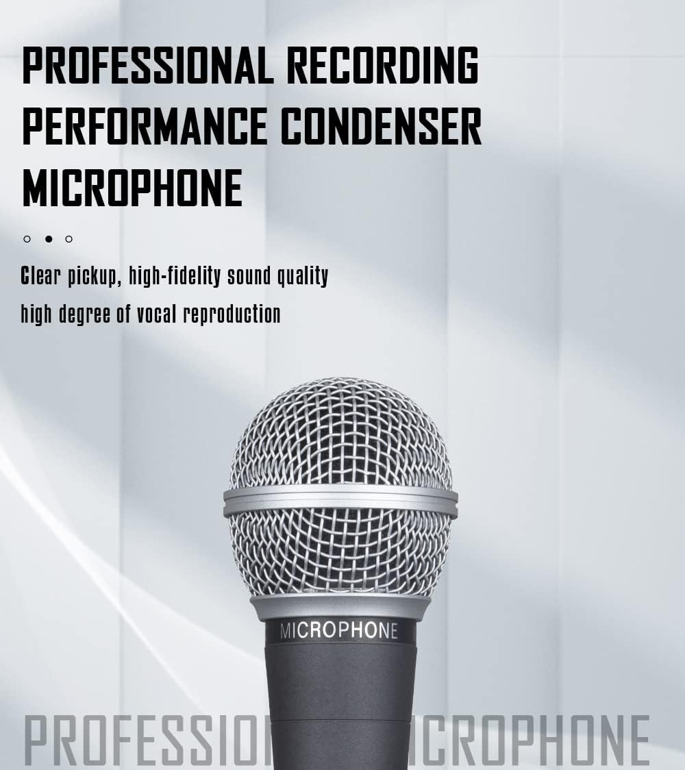 Wm58 Classic Style Dynamic Vocal Instrument with Clean Sound, Metal Body Micr…