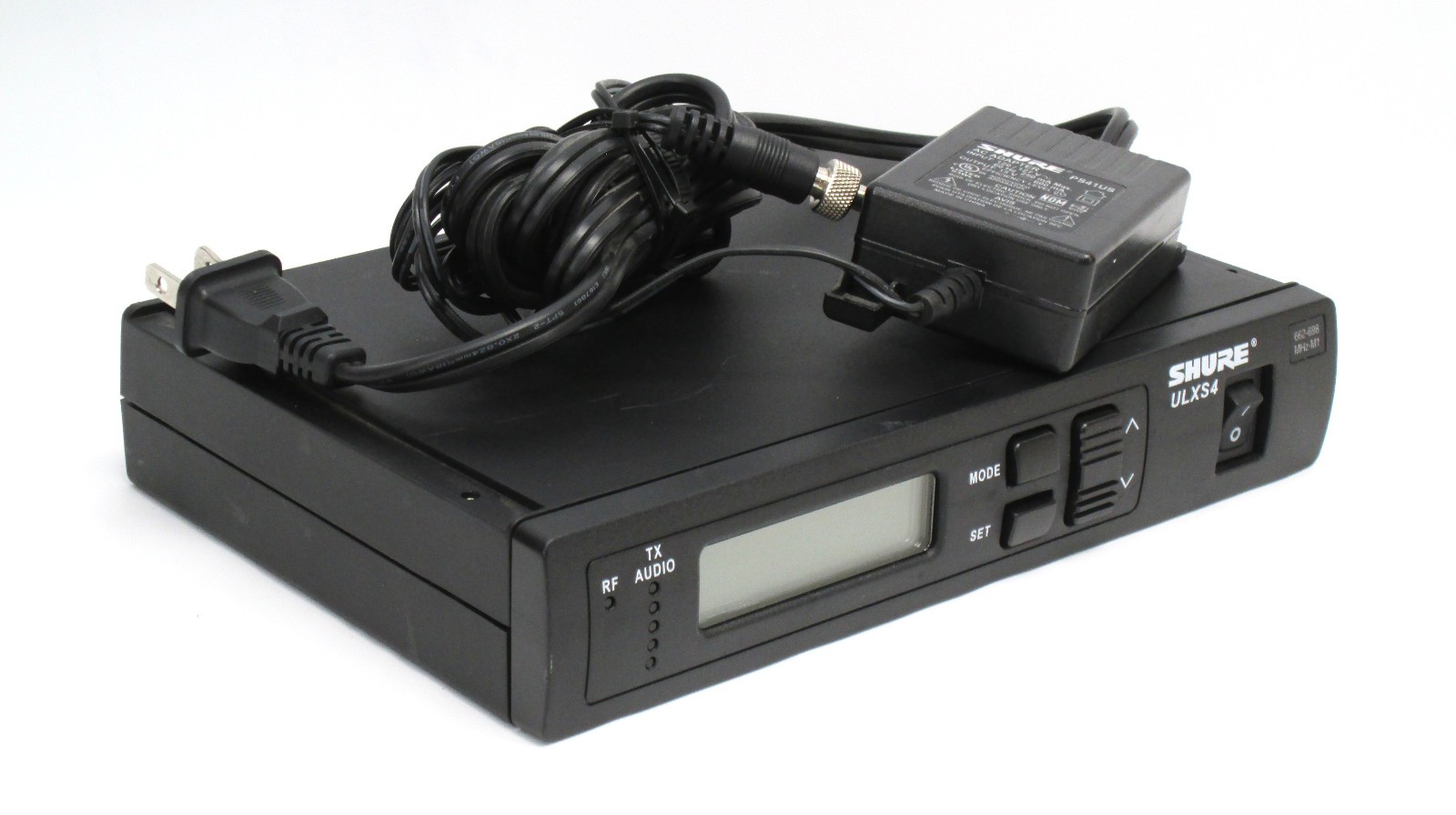 Shure ULXS4 Wireless Microphone Receiver M1 662-698 MHz w/ PSU