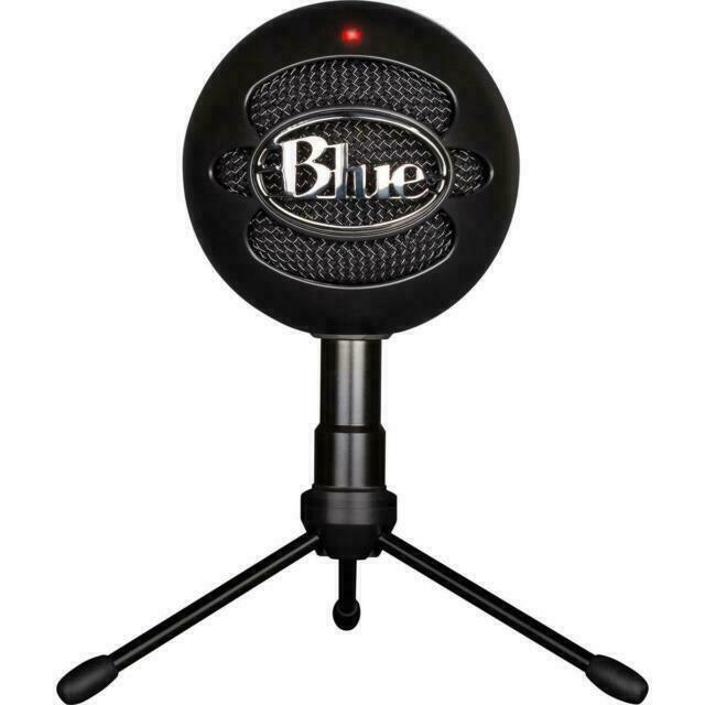 Gaming Mic Blue Black Ice Snow Ball- USB Gaming Mic