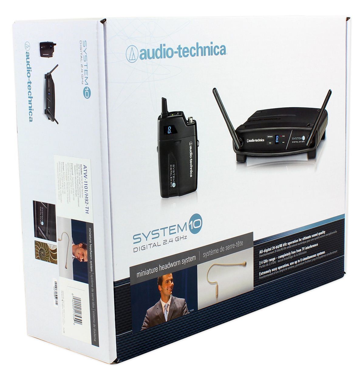 Audio Technica Wireless Headset Microphone Mic System For Church Sound Systems