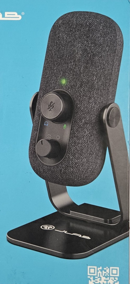 JLab Go Talk USB Desktop Microphone – 2 Directional streaming microphone