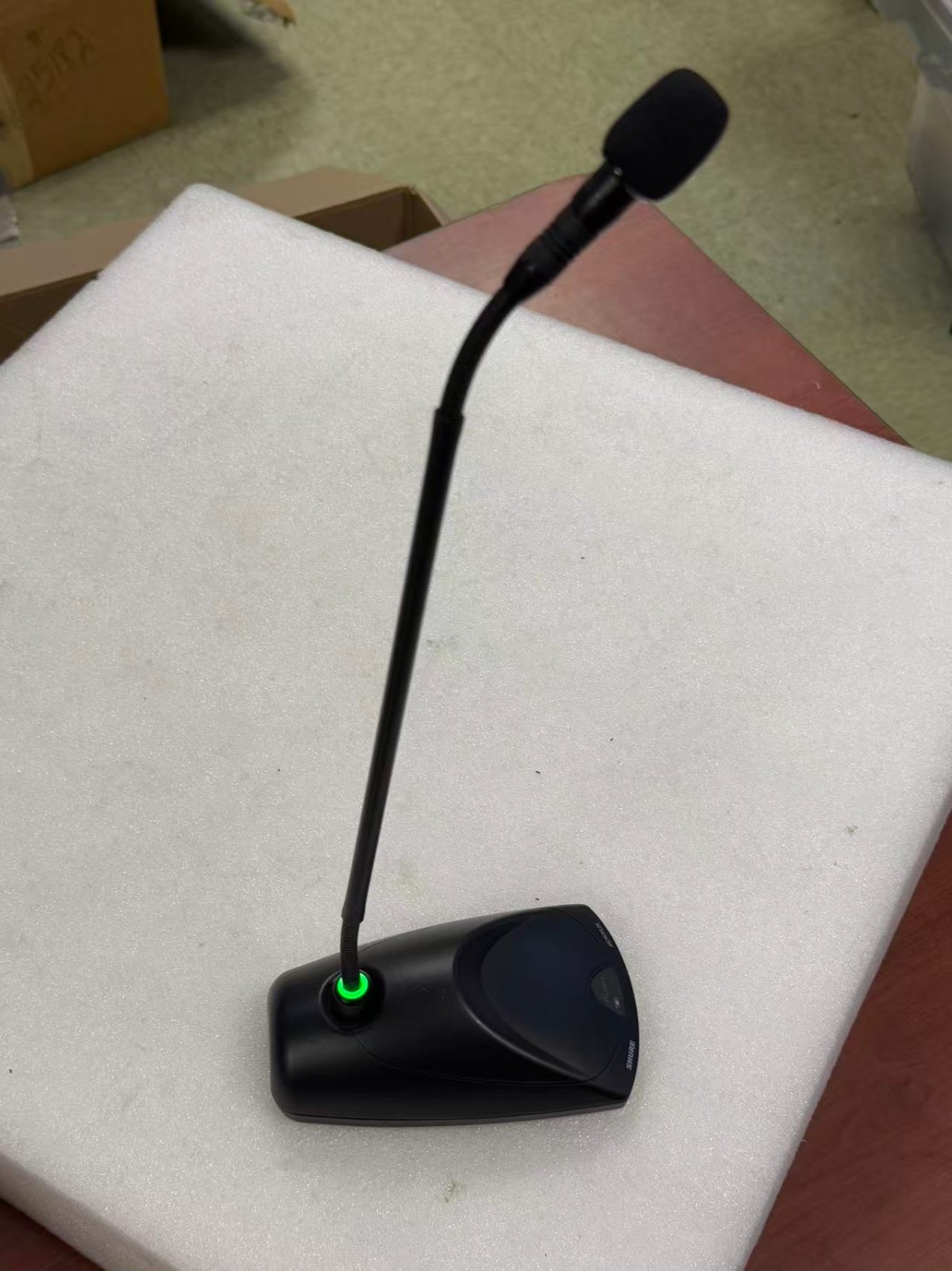 Shure MX890 H5 518-542 MHz Wireless Transmitter 15″ Gooseneck Mic – Tested