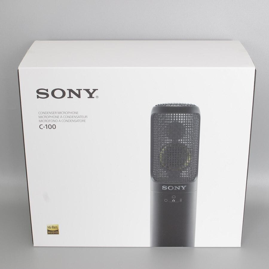Sony Pro C-100 Condenser Microphone 2-way capsule mechanism Black New