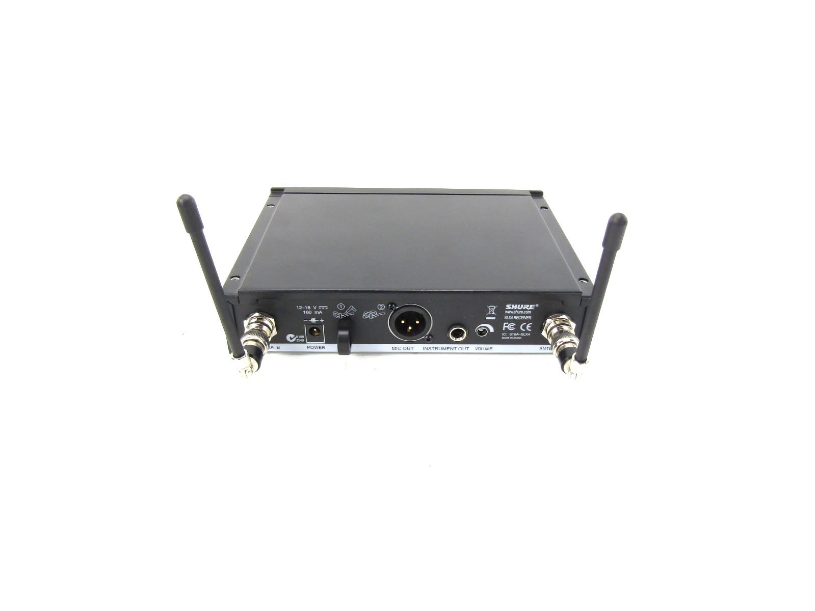 Shure SLX4 Wireless Receiver, SLX1 Bodypack & 185 Mic – Freq.: G4 470-494 MHz
