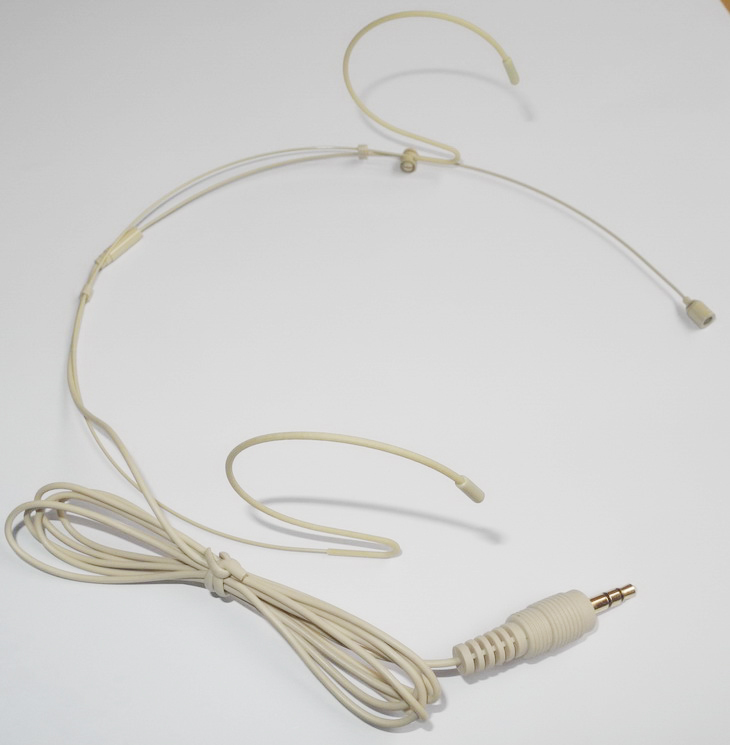 Professional ear Hook Headset Condenser Microphone with 3.5mm 1/8″ Skin Color