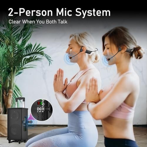 KIMAFUN IP67 Waterproof Wireless Fitness Microphone 2.4G