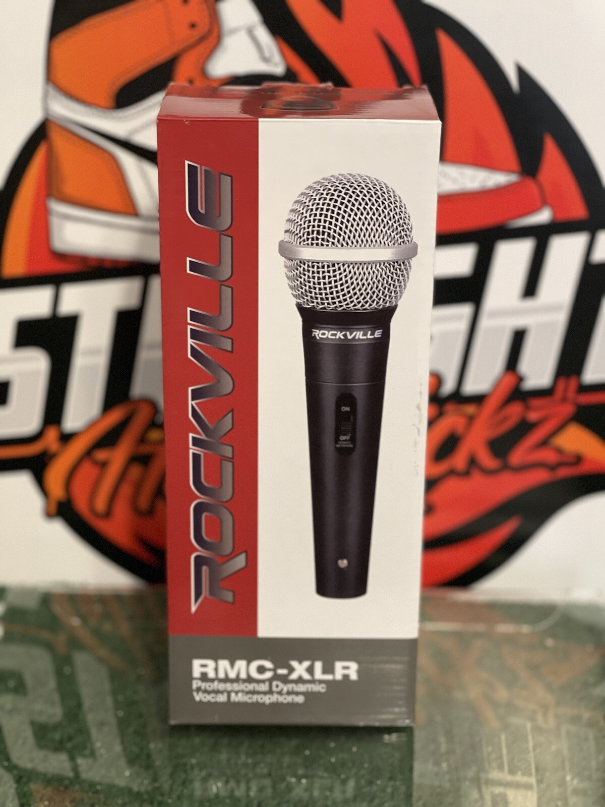 Rockville RMC-XLR High-End Metal DJ Handheld Wired Microphone Mic w (2) Cables
