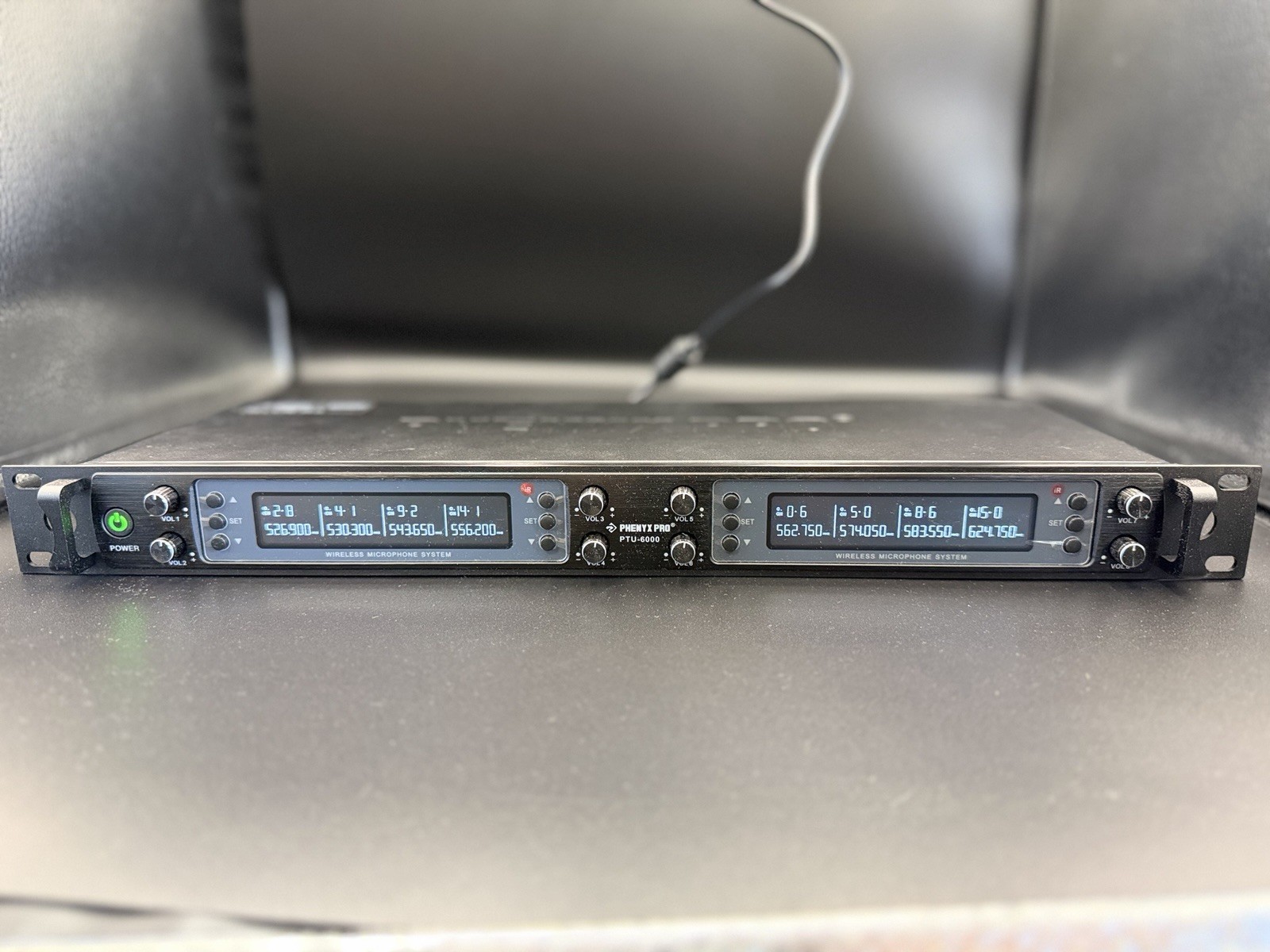 Phenyx Pro PTU 6000 Wireless Microphone System 8-Channel Receiver Only!
