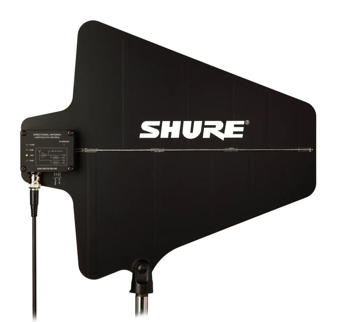 Shure Wireless Active Directional Antenna – UA874WB