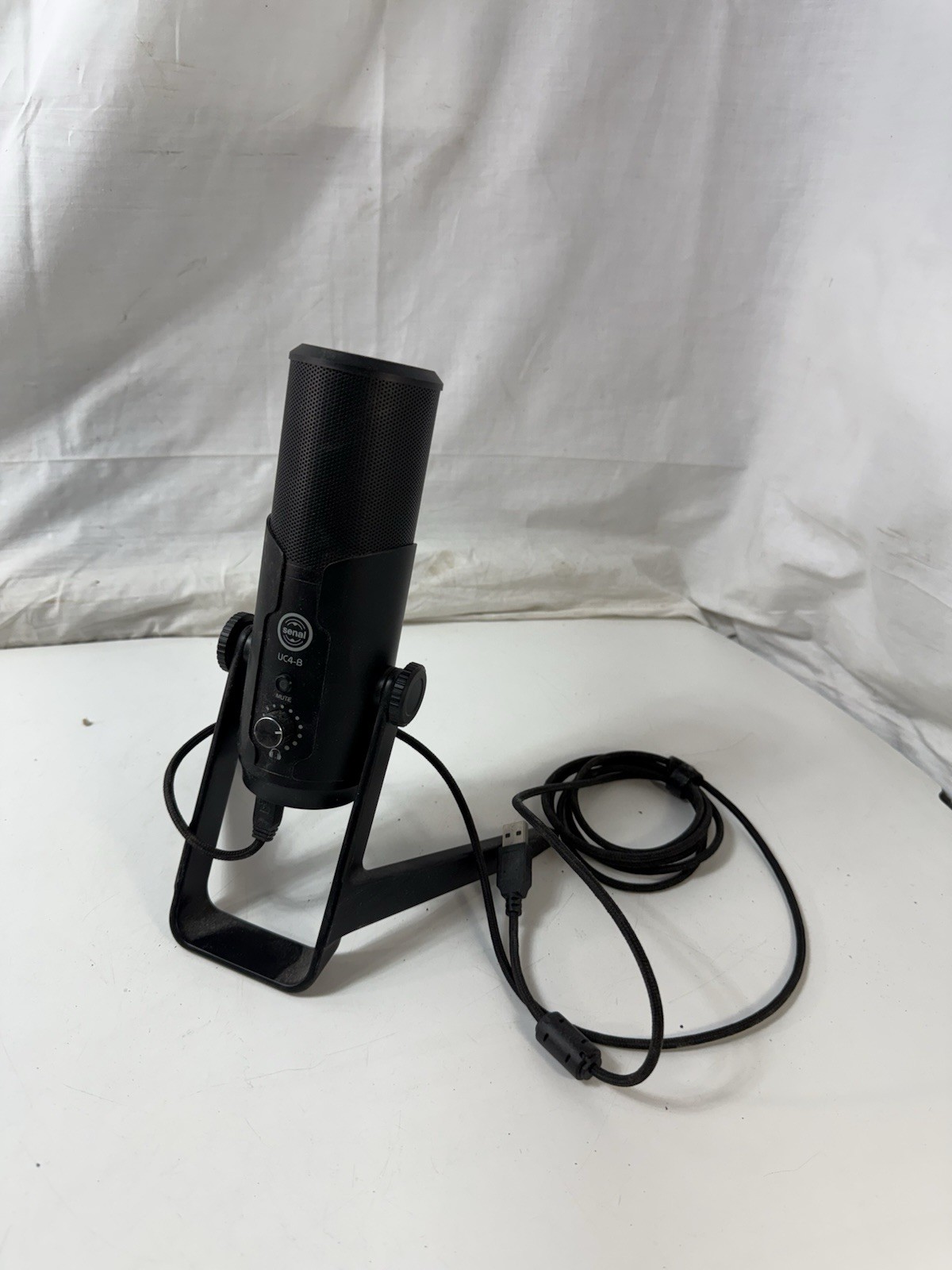 Senal UC4-B USB Multi-Pattern Condenser Microphone – 24-Bit/192kHz Stand Cable
