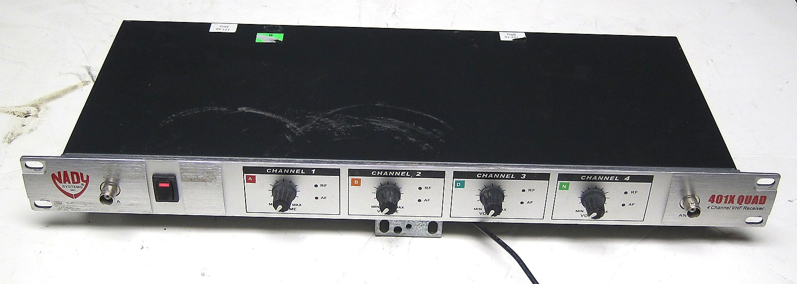 NADY SYSTEMS 401X QUAD 4CHANNEL VHF RECEIVER