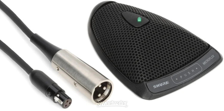 Shure MX393/C Microflex Cardioid Boundary Microphone