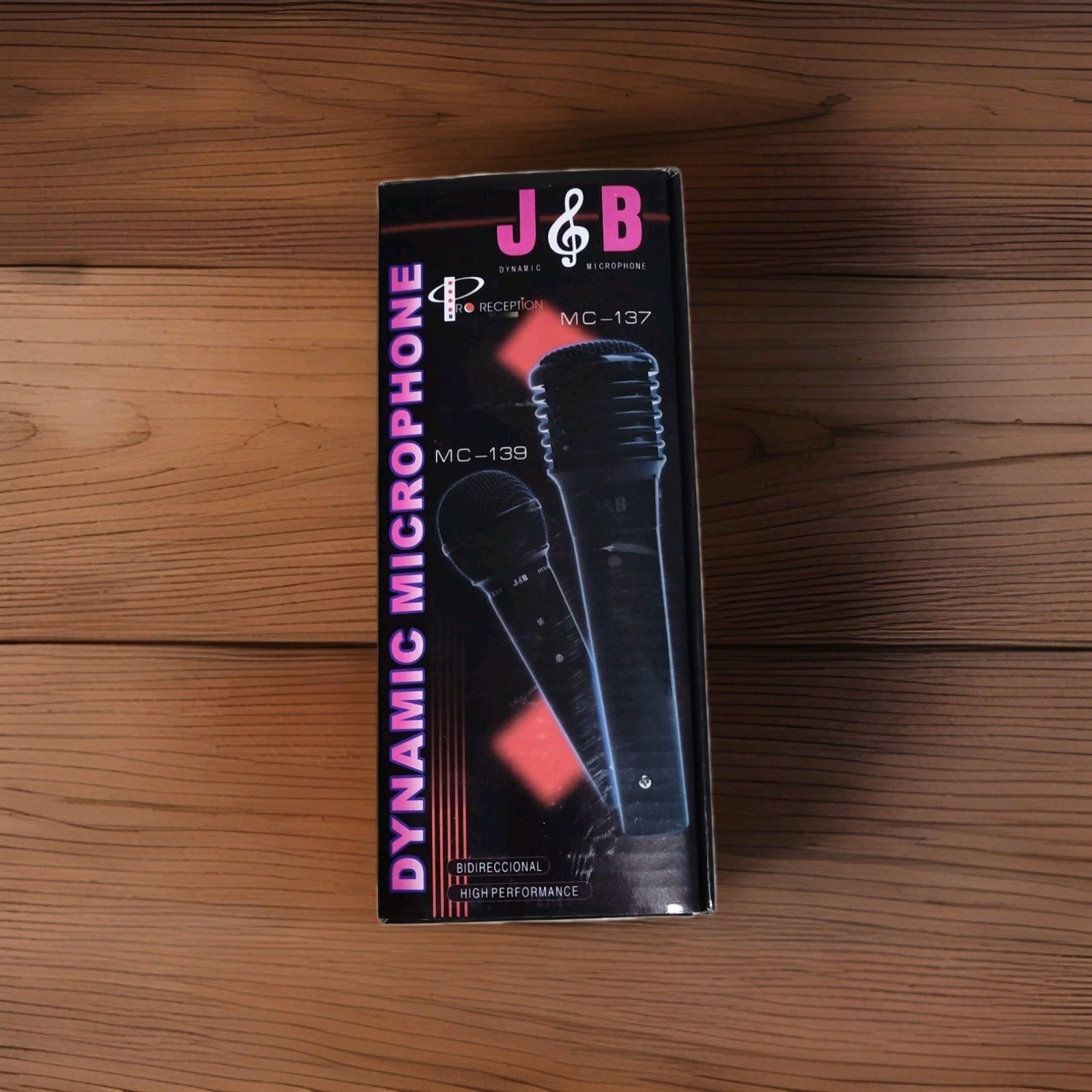J & B MC-139 Dynamic Microphone NIB