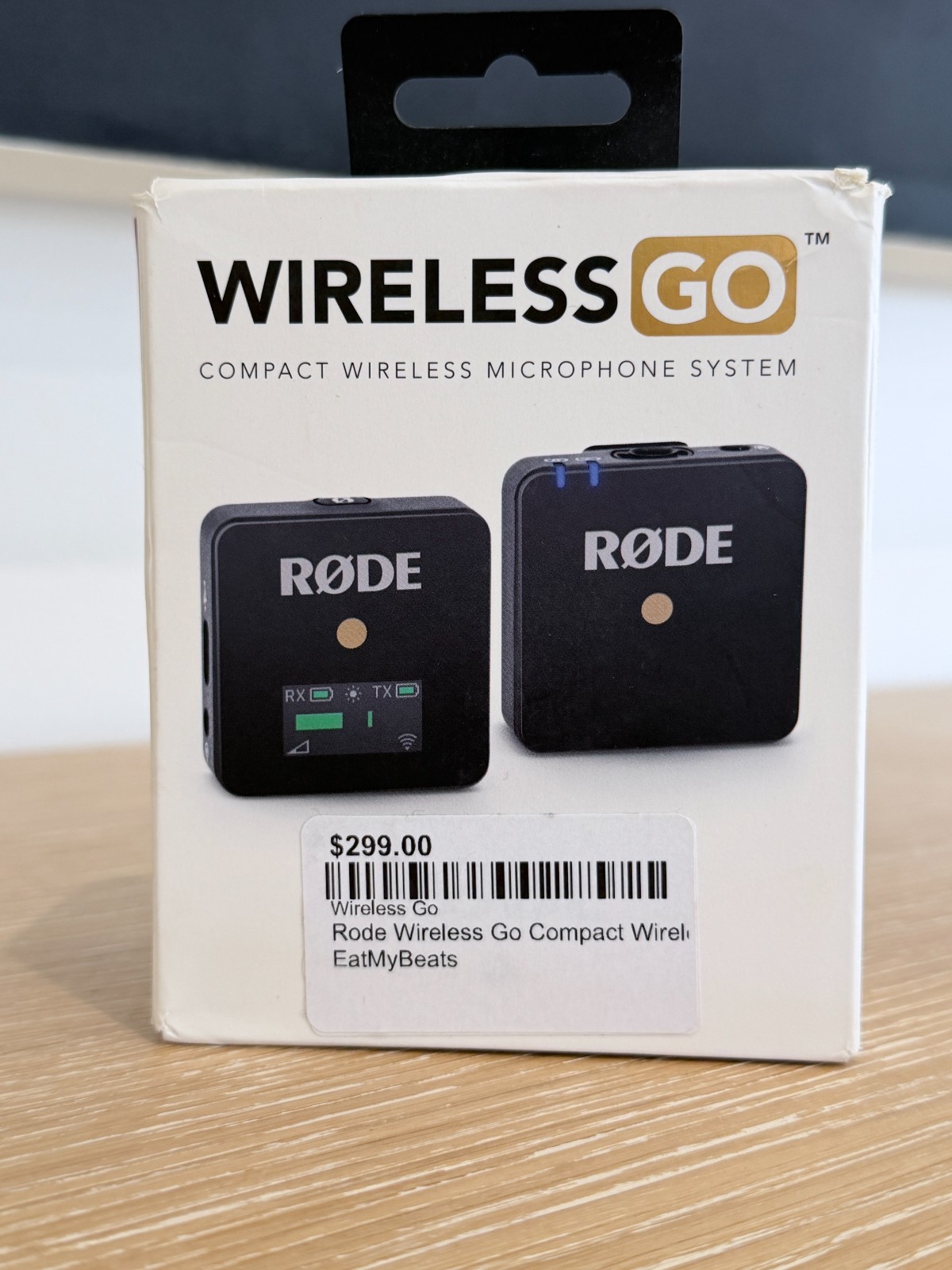 New In Box Rode Wireless GO Compact Lavalier Microphone System (Black)