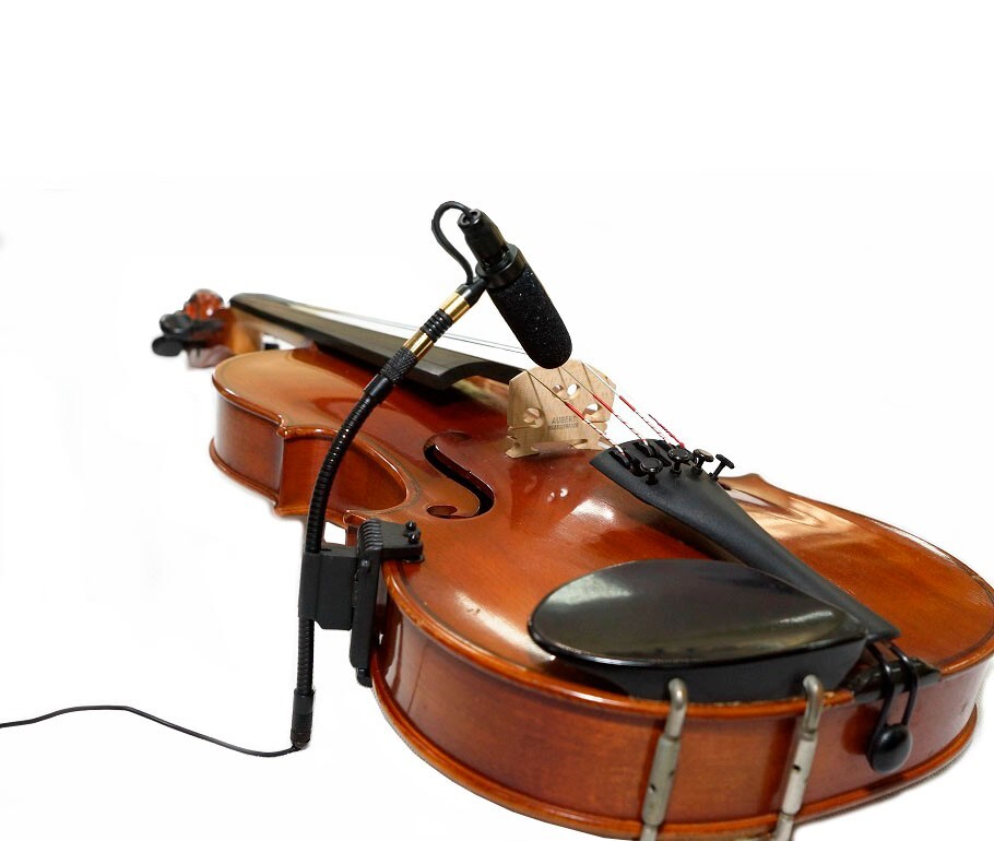 Rannsgeer Violin Clip-On Musical Instrument Microphone for Wireless Microphone