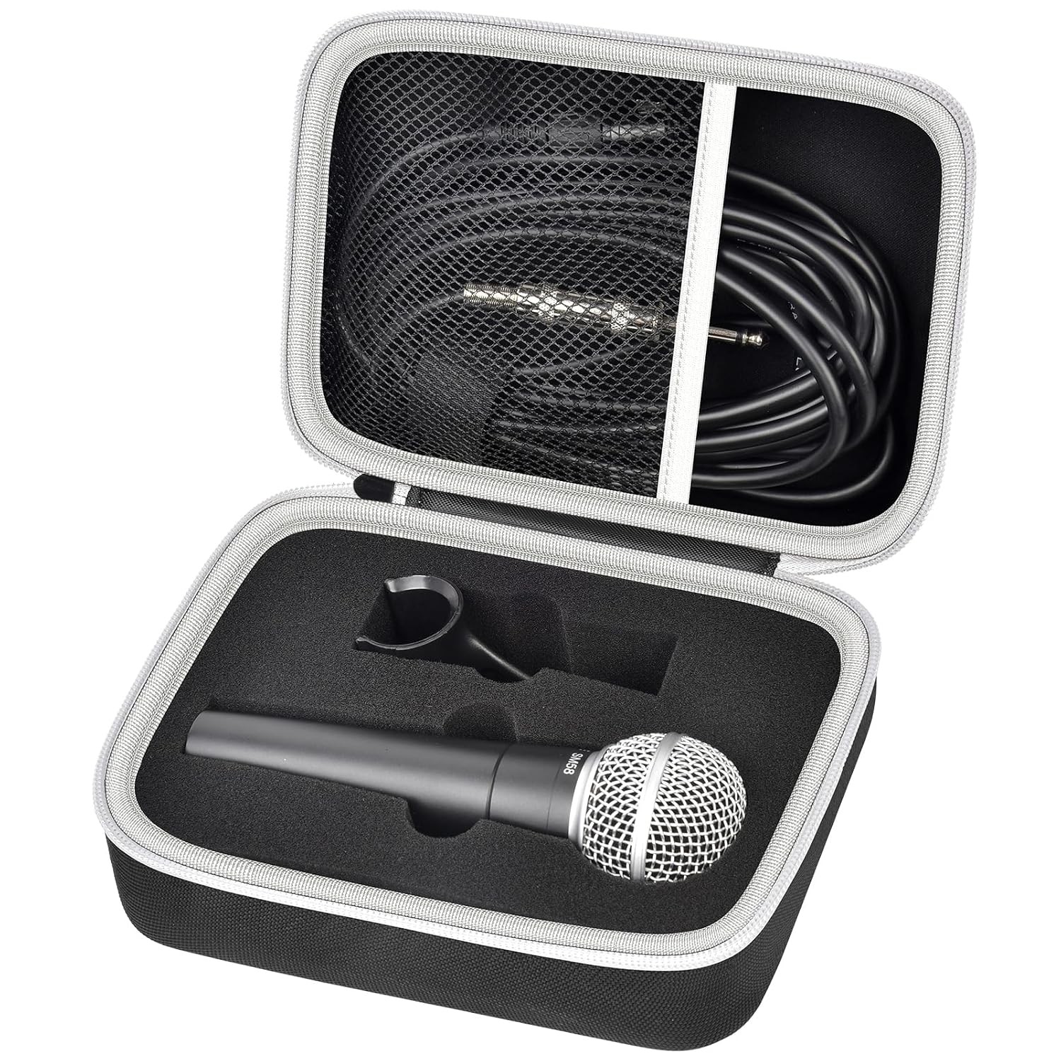 Shure Microphone Case Hard Storage Case for SM58 SM57 PGA48 BETA 58A Microphones