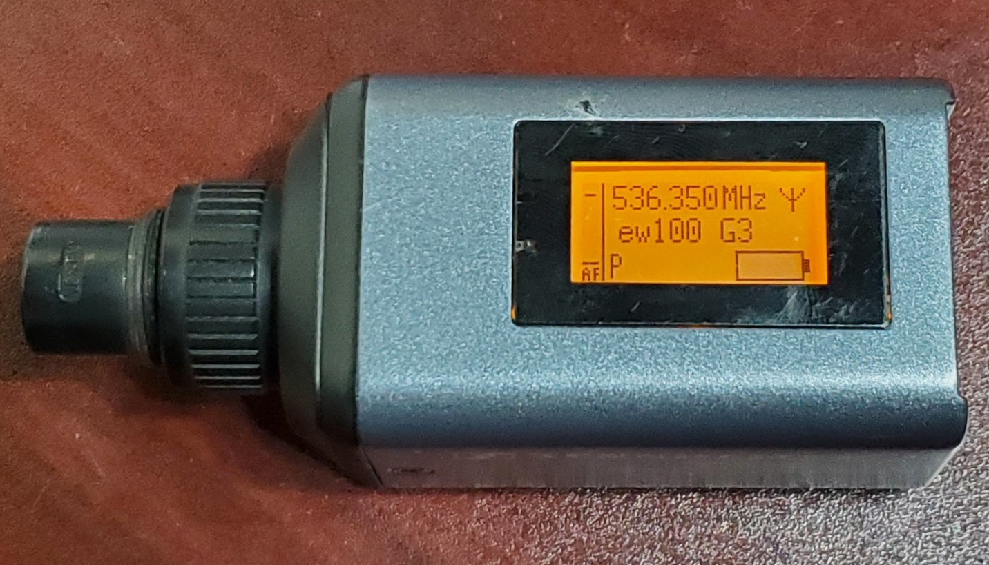 Sennheiser SKP100 G3 Wireless Mic Plug-On ENG Transmitter A: 516-558 MHz EW100P